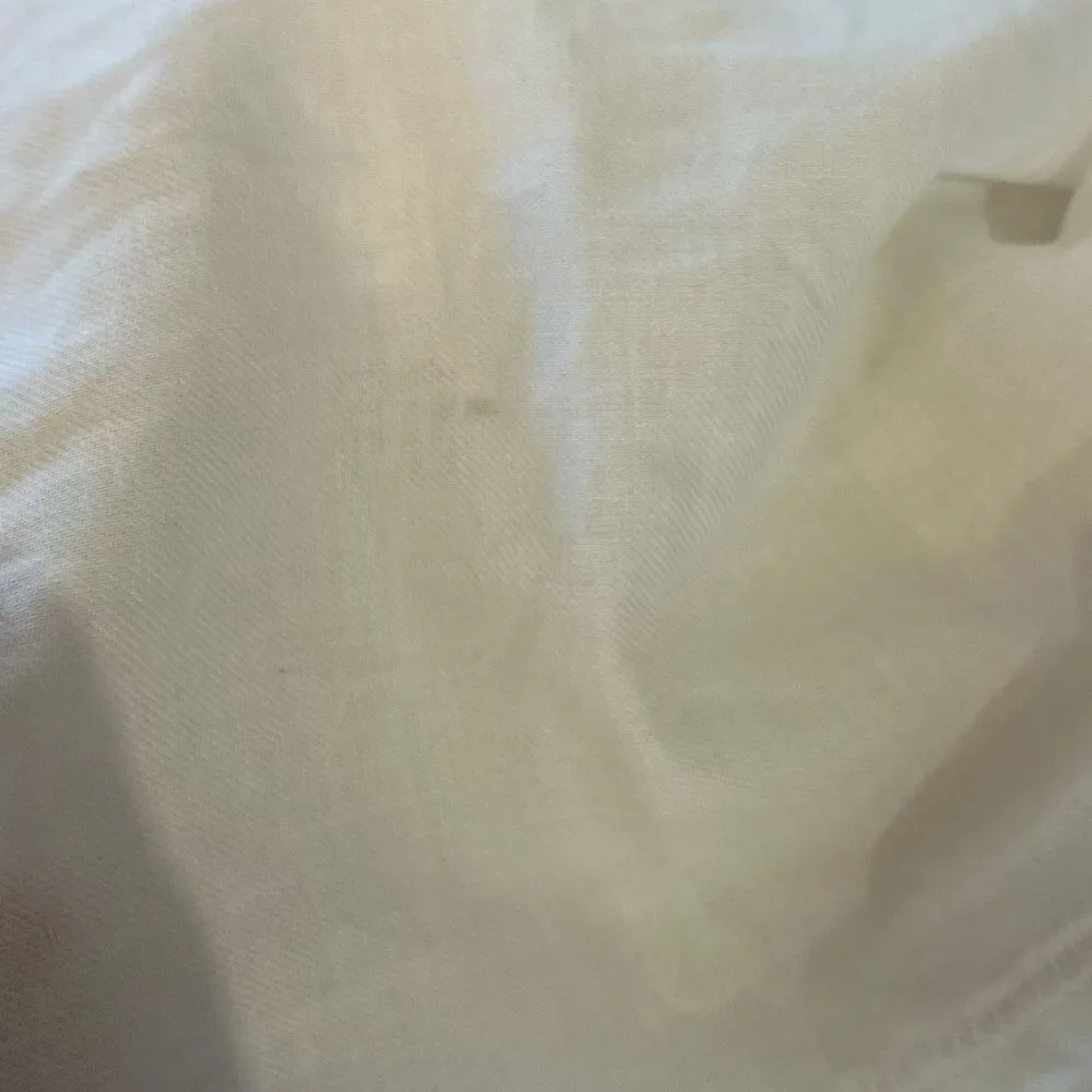 Kate Spade extra large cream green logo linen like dust bag